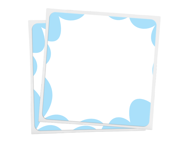 Eggshell Stickers